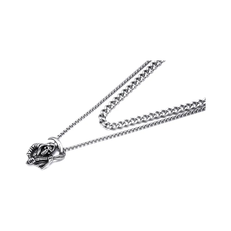 Cooraree Necklaces Unisex Silver-1