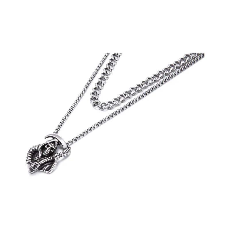 Cooraree Necklaces Unisex Silver-2