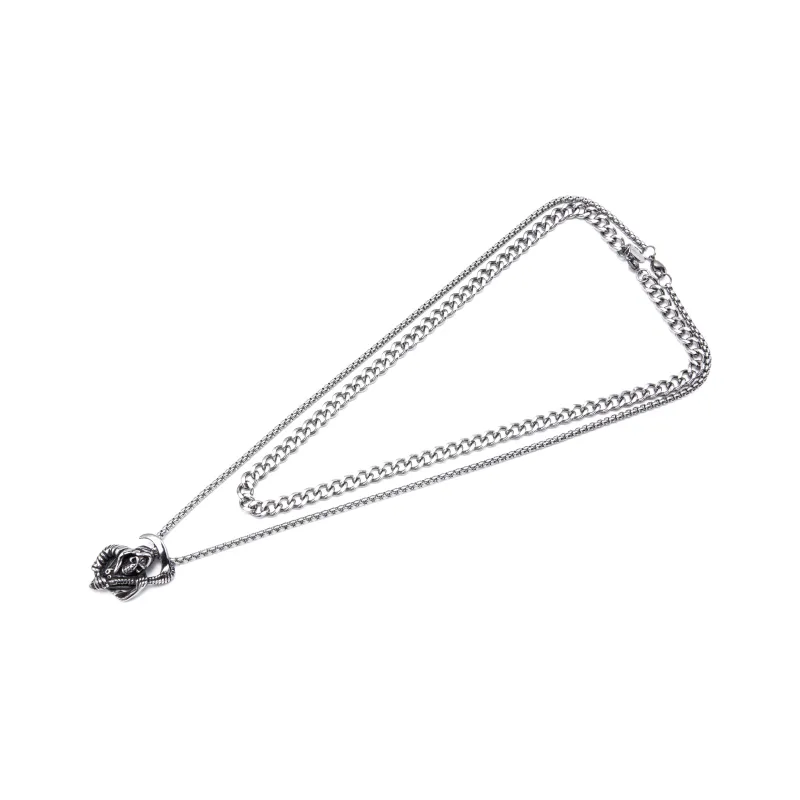 Cooraree Necklaces Unisex Silver-3