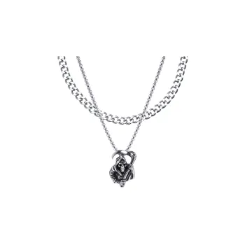 Cooraree Necklaces Unisex Silver