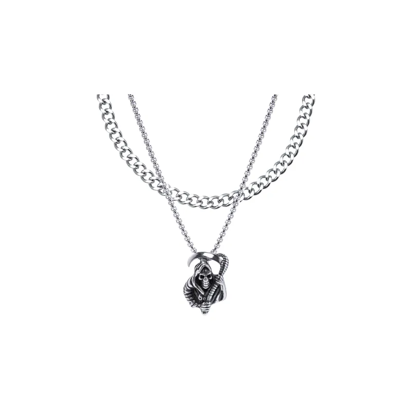 Cooraree Necklaces Unisex Silver-0