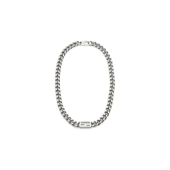 FENDI Brass Necklaces Men's Silver