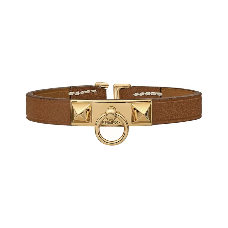 HERMES Rivale Wristbands Women's Gold-0