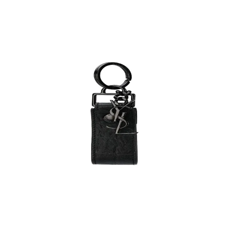 SAINT LAURENT Sheepskin Keychains Unisex-1