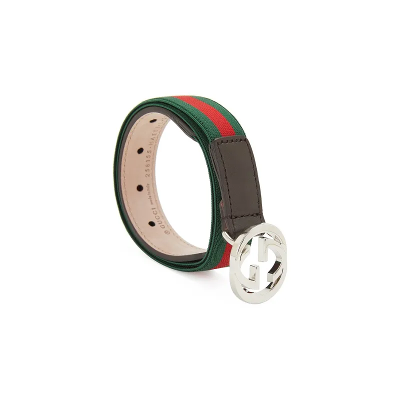 GUCCI Belts Kids' Green Red-2