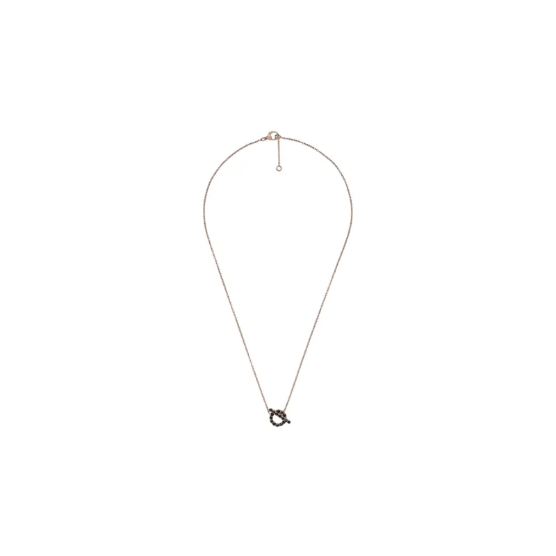 HERMES 18K Rose Gold Necklaces Women's-1