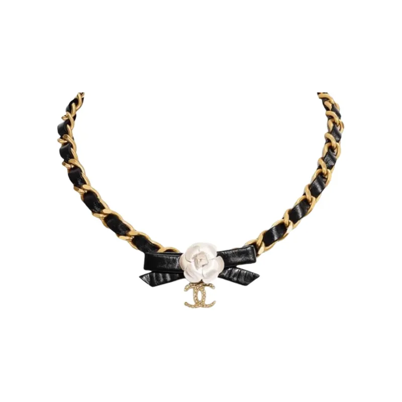 CHANEL Synthetic Cubic Zirconia/Rhinestone, Metal Necklaces Women's-0