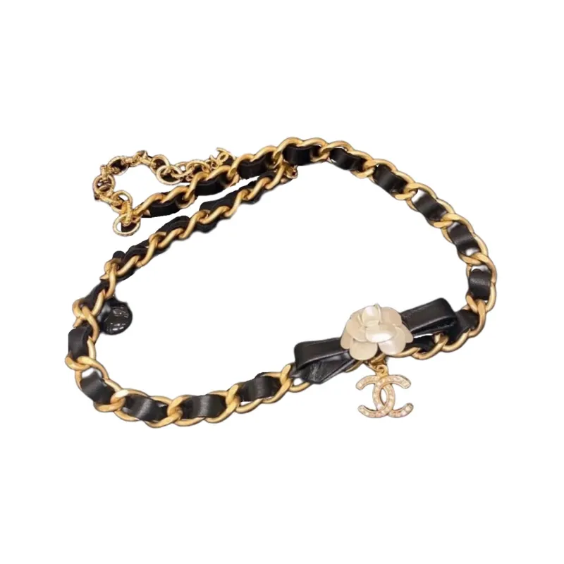 CHANEL Synthetic Cubic Zirconia/Rhinestone, Metal Necklaces Women's-1