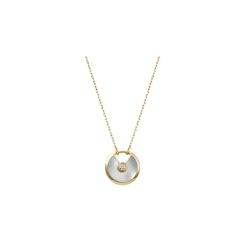 Cartier 2010s 18K Yellow Gold Amulette De Cartier Diamond Necklace-0