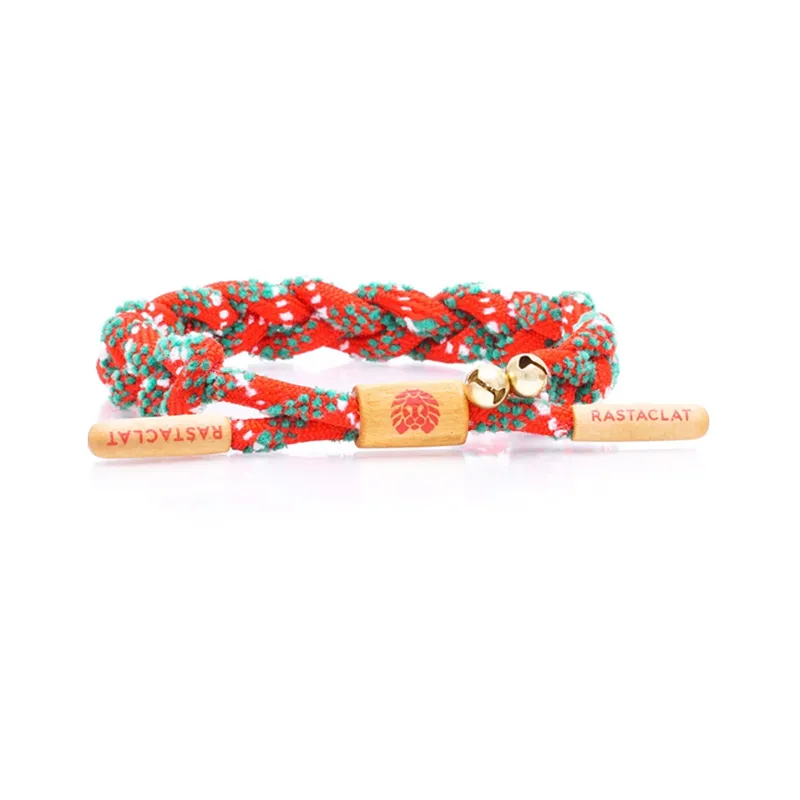 Rastaclat Polyester Small Lion Woven Bracelet Unisex-2