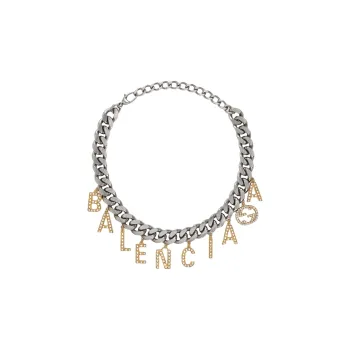 GUCCI X Balenciaga The Hacker Project Choker With Balenciaga Script