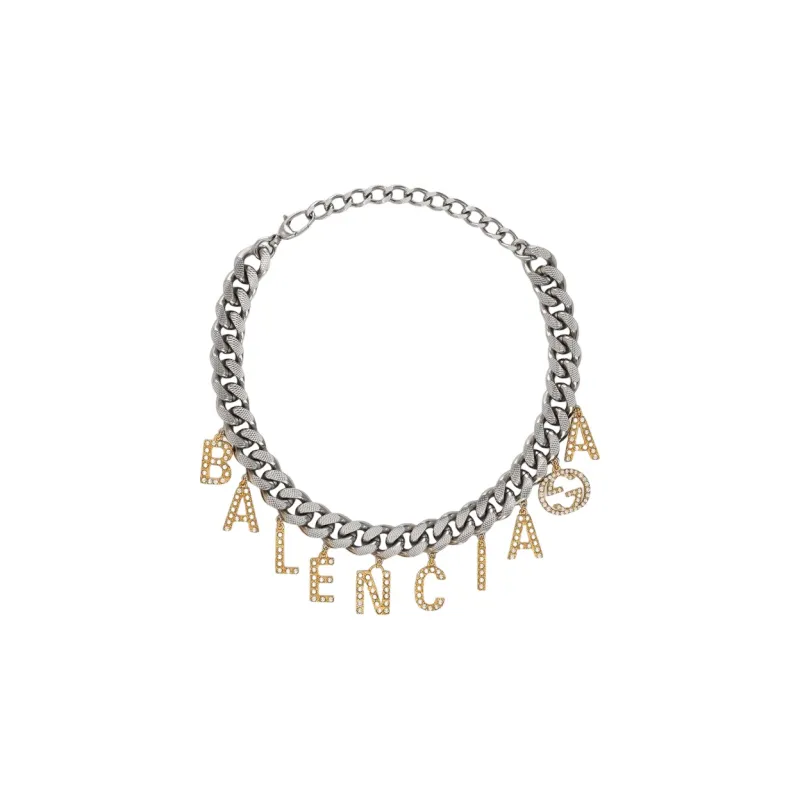 GUCCI X Balenciaga The Hacker Project Choker With Balenciaga Script-0