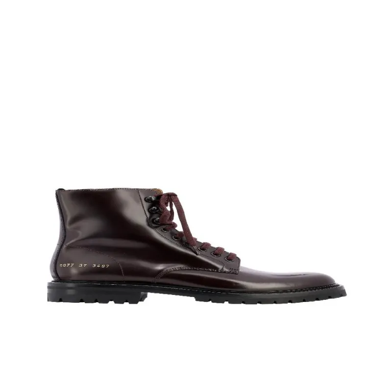 COMMON PROJECTS Ankle Boots Women's Red-1