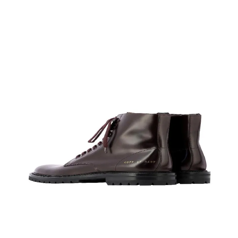 COMMON PROJECTS Ankle Boots Women's Red-7