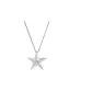 Silver plated with white gold
