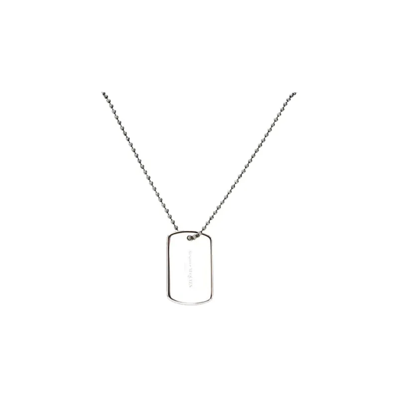 Alexander McQueen Necklaces Unisex Silver-0