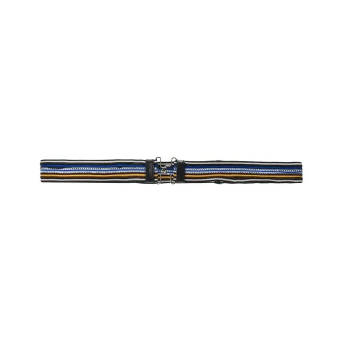 PRADA Stripes Buckle Multicolor Belt Width: 4cm Unisex