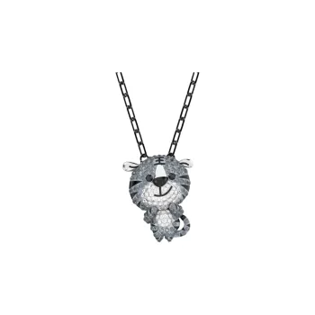 Swarovski Zodiac Tiger Faux Crystal Necklaces Unisex