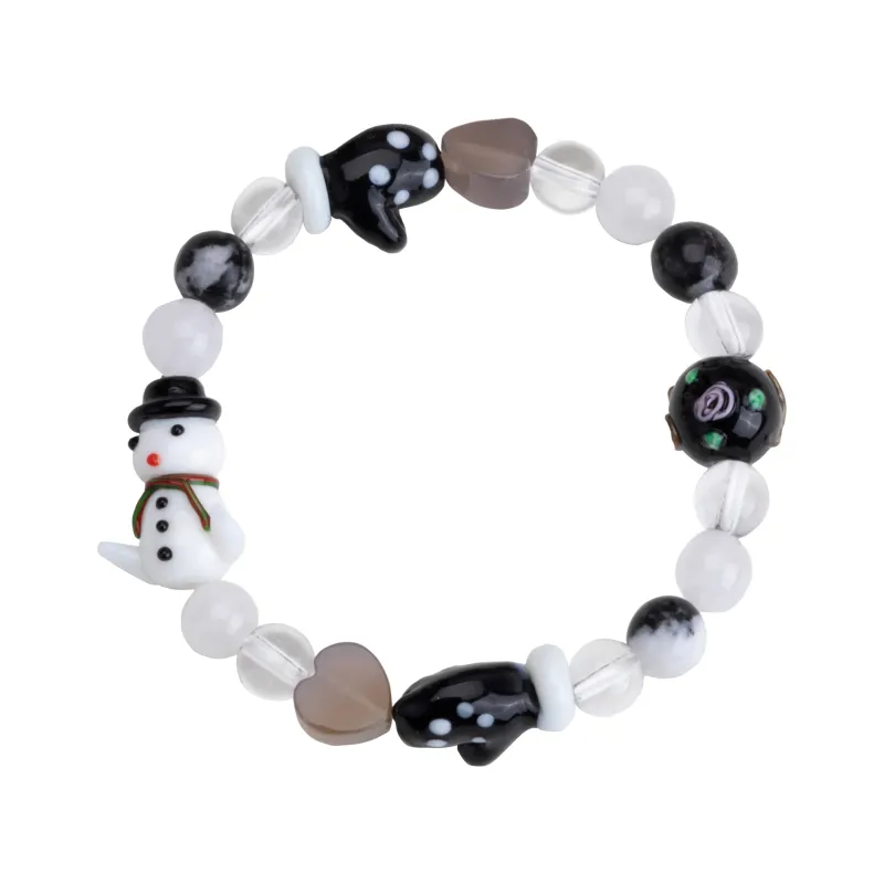 ENFANTIN Colored Glaze Jade Bracelets Unisex-2