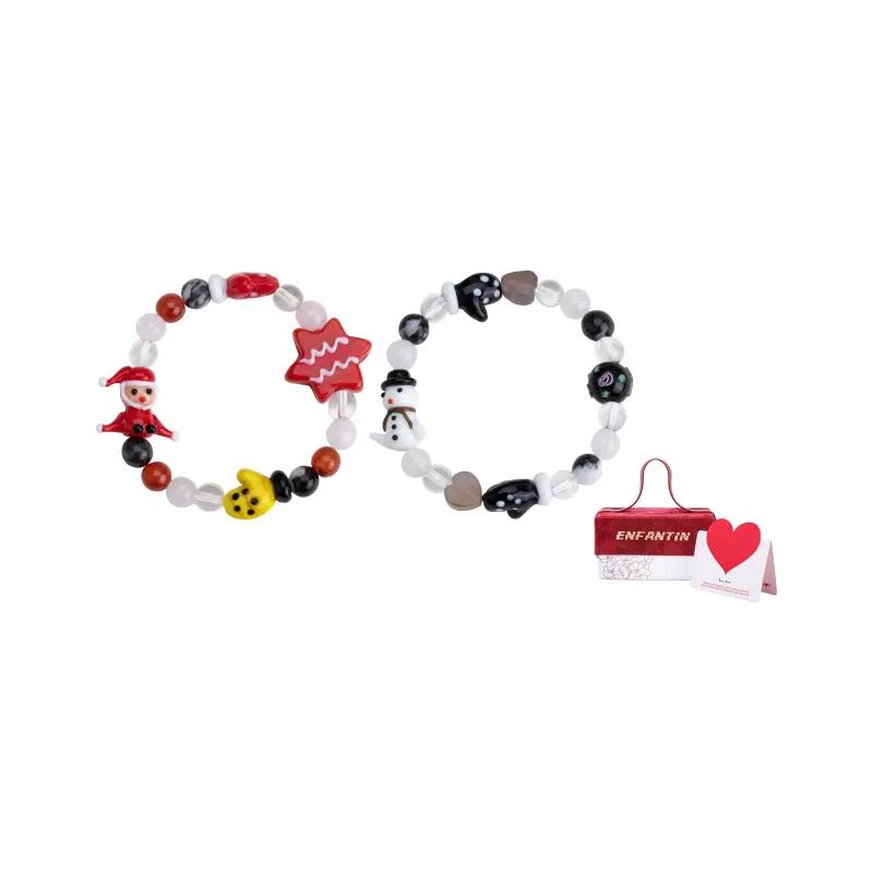ENFANTIN Colored Glaze Jade Bracelets Unisex-3