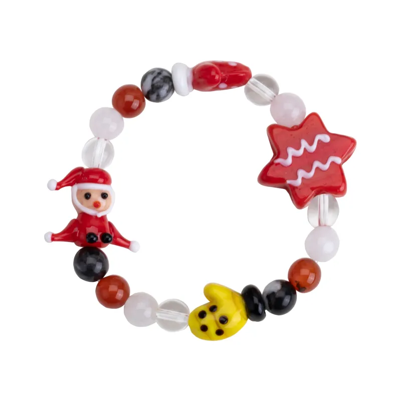 ENFANTIN Colored Glaze Jade Bracelets Unisex-1