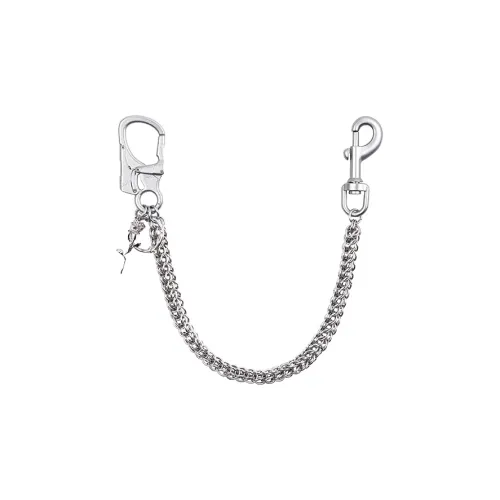 C2H4 Pants Chains Unisex Silver