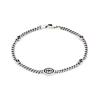 GUCCI GG 925 Sterling Silver Bracelets Women's