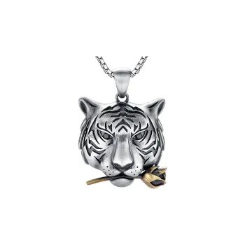 MYSH Necklaces Men Tiger Pendant