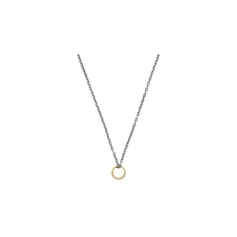 GUCCI Sterling Silver Necklaces Unisex Gold-0