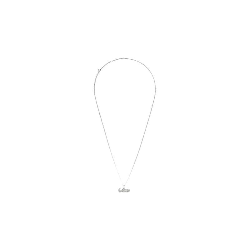 CELINE 925 Sterling Silver Necklaces Women's-0