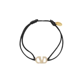 Valentino Garavani VLogo Signature Crystal embellished Bracelet