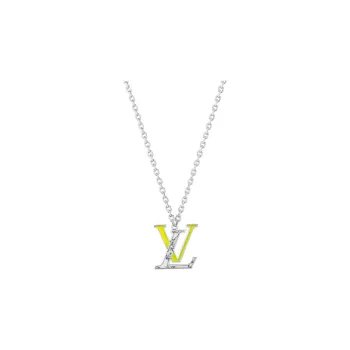 LOUIS VUITTON COLORS Metal Marble Necklaces Men's