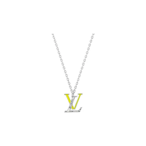LOUIS VUITTON COLORS Metal Marble Necklaces Men's