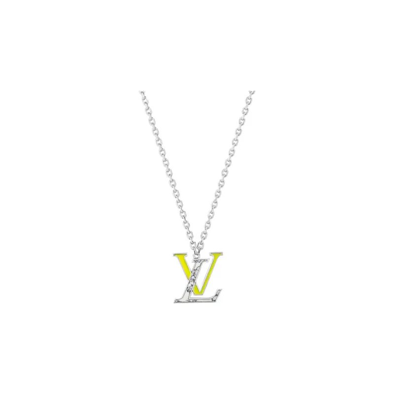 LOUIS VUITTON COLORS Metal Marble Necklaces Men's-0