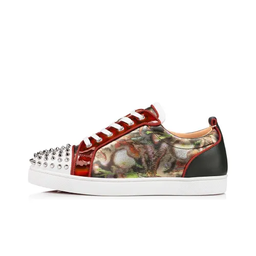 Christian Louboutin Skateboard Shoes Men Low-Top White/Red