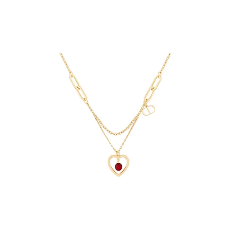 DIOR Necklaces Women's Red-0