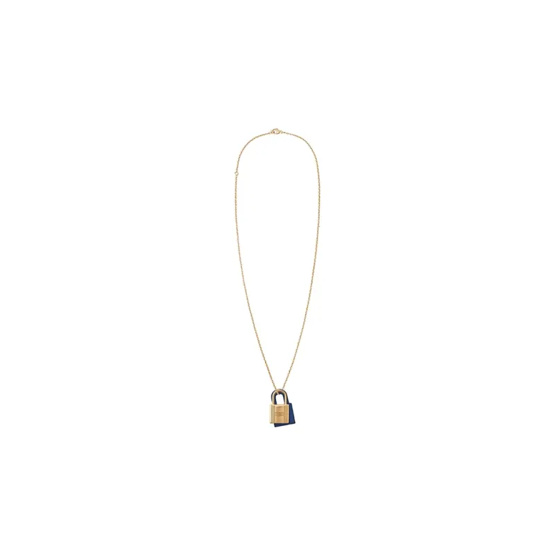 HERMES O'Kelly Metal Necklaces Women's Gold-1