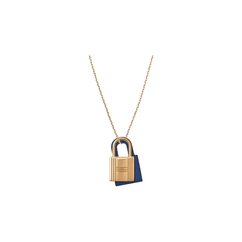 HERMES O'Kelly Necklaces Women's Gold