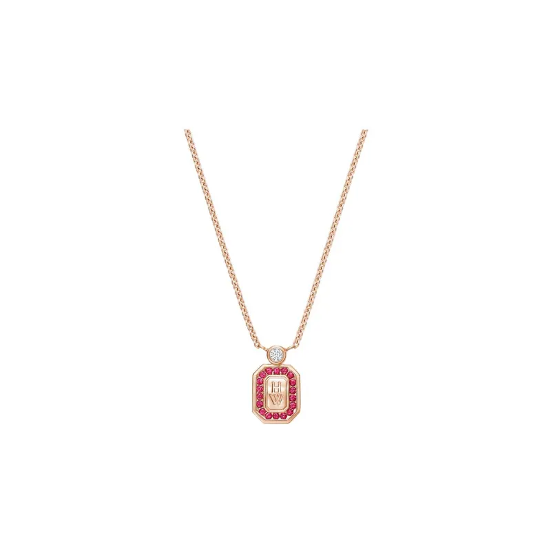 HARRY WINSTON Diamond Necklaces Women's Red-1