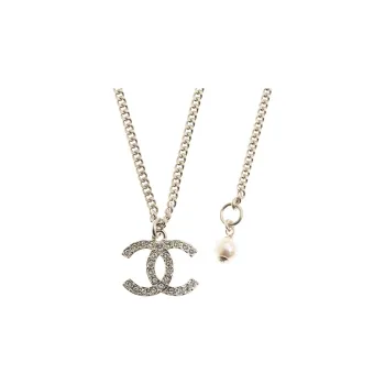 CHANEL 22c Early Spring Metal/rhinestones Necklaces Women's