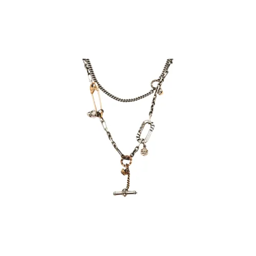 Alexander McQueen Necklaces Unisex Gold/Silver