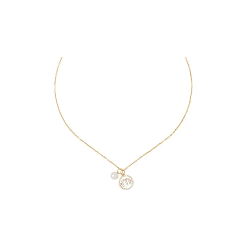 MIU MIU Metal Necklaces Women's Gold-0