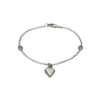GUCCI Love heart Charm Bracelet