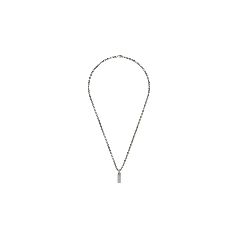 GUCCI 925 Sterling Silver Necklaces Unisex-1