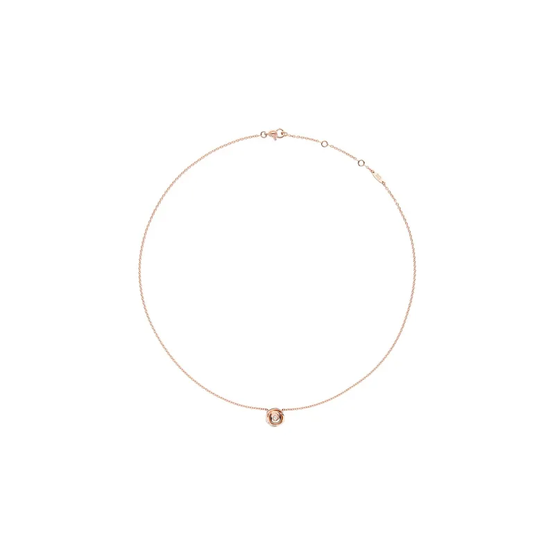 DIOR 18K Rose Gold Necklaces Women's-0