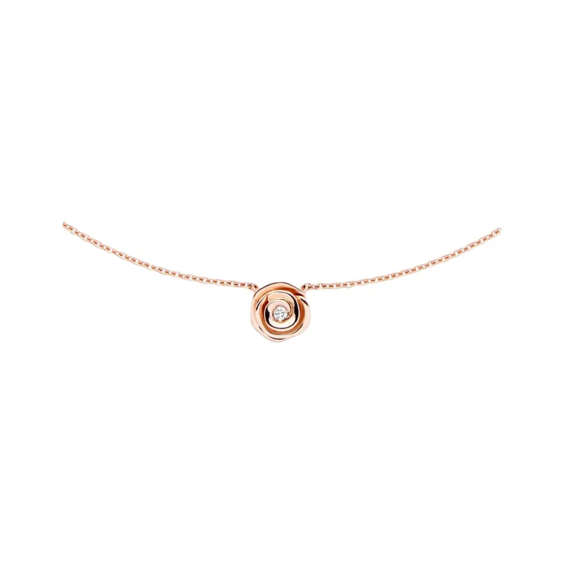 DIOR 18K Rose Gold Necklaces Women's-1