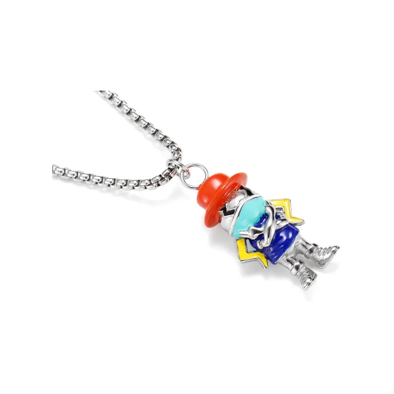 GENANX Necklaces Unisex Silvery White-1
