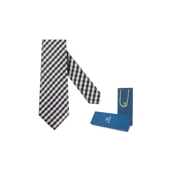 BAIJUAN Ties Men Black/White