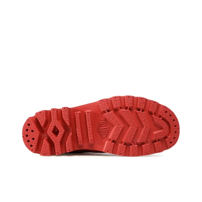Palladium Pampa Crew Martin Boot Women's Red-4