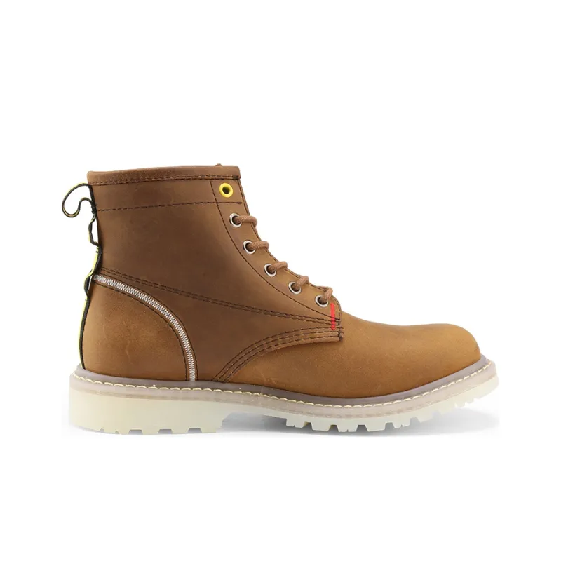 Jeep Martin Boots Men Yellow Brown-1